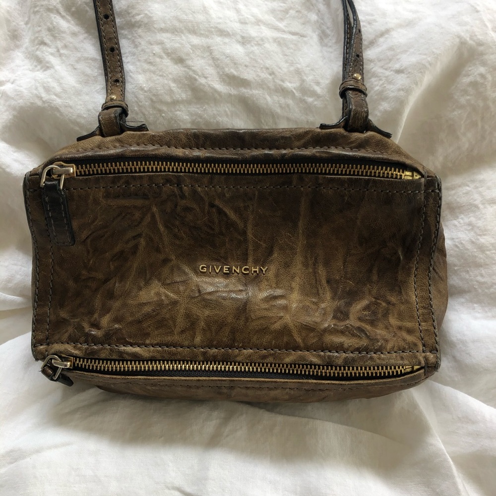 GIVENCHY MINI PANDORA BAG IN AGED LEATHER